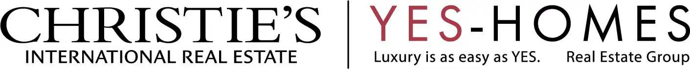 Yes Homes and Christies White combo logo